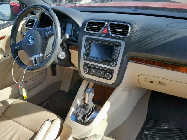 WVWFW7AHXCV002044 - 2012 VOLKSWAGEN EOS LUX 红色 照片 9