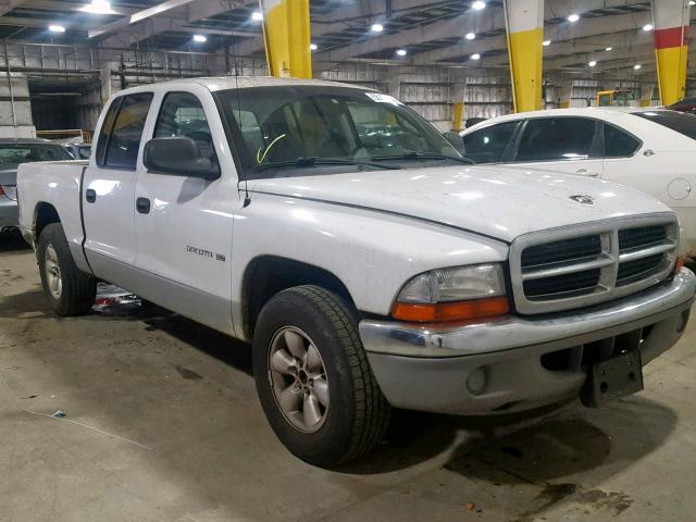 1B7HL2AN31S237913 - 2001 DODGE DAKOTA QUA WHITE photo 1