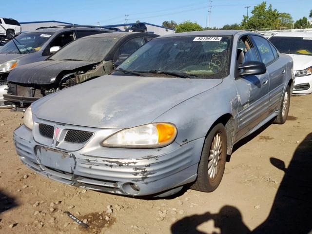 1G2NG52E9YM862763 - 2000 PONTIAC GRAND AM S SILVER photo 2