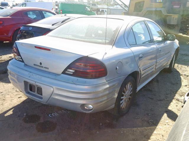 1G2NG52E9YM862763 - 2000 PONTIAC GRAND AM S SILVER photo 4