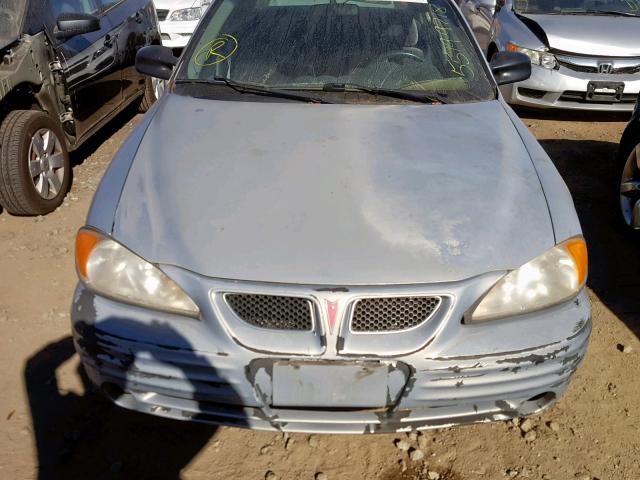 1G2NG52E9YM862763 - 2000 PONTIAC GRAND AM S SILVER photo 9