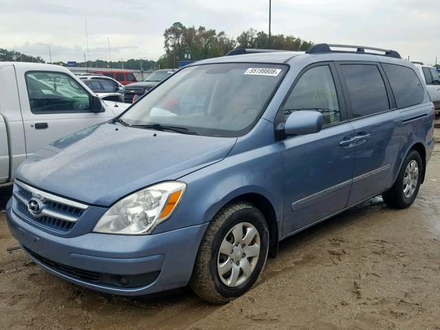 KNDMC233986052861 - 2008 HYUNDAI ENTOURAGE BLUE photo 2