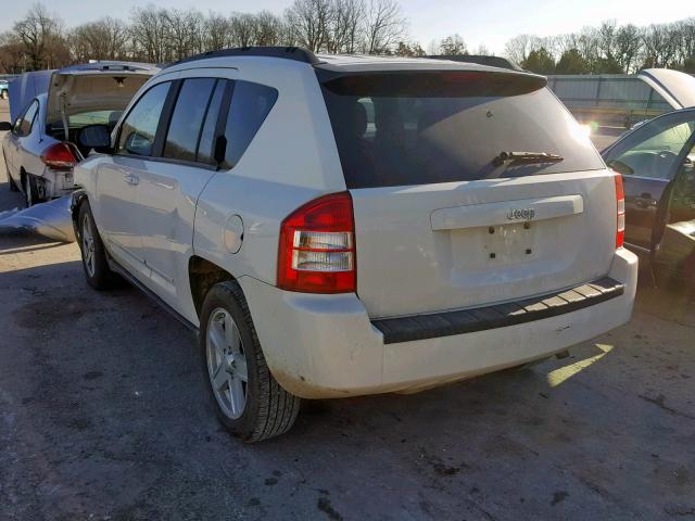 1J4NT4FBXAD622722 - 2010 JEEP COMPASS SP თეთრი ფოტო 3