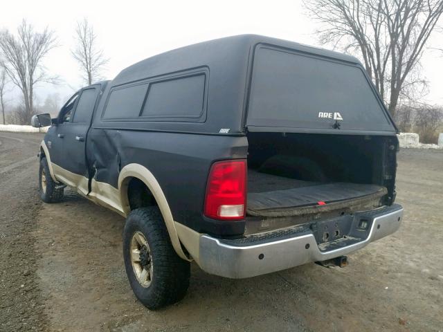 3D73Y3CL3BG526804 - 2011 DODGE RAM 3500 BLACK photo 3