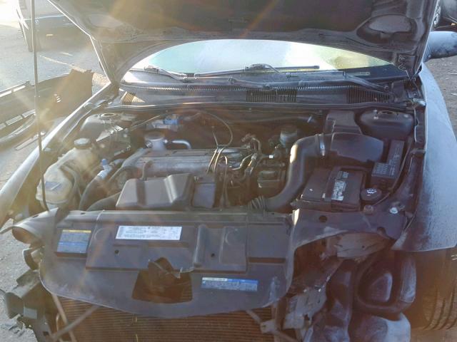 1G1JF12F447277914 - 2004 CHEVROLET CAVALIER L BLACK photo 7