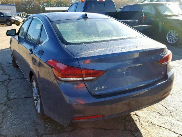 KMHGN4JE0FU039802 - 2015 HYUNDAI GENESIS 3. GRAY photo 3