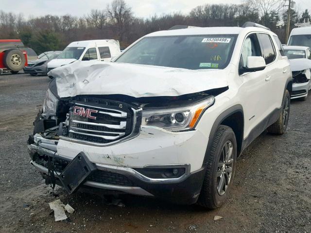 1GKKNULS2JZ186334 - 2018 GMC ACADIA SLT WHITE photo 2