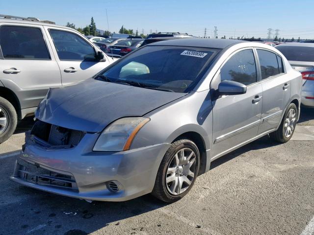 3N1AB6AP1CL680207 - 2012 NISSAN SENTRA 2.0 GRAY photo 2