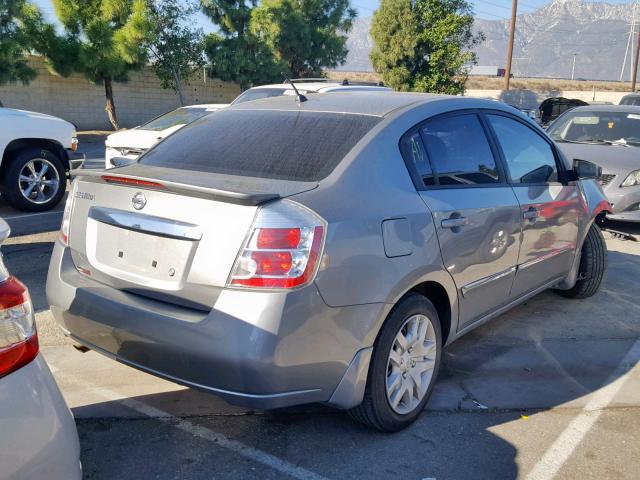 3N1AB6AP1CL680207 - 2012 NISSAN SENTRA 2.0 GRAY photo 4