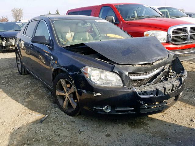 1G1ZJ57B38F259401 - 2008 CHEVROLET MALIBU 2LT BLACK photo 1