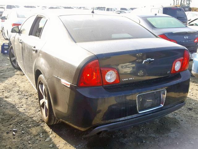 1G1ZJ57B38F259401 - 2008 CHEVROLET MALIBU 2LT BLACK photo 3