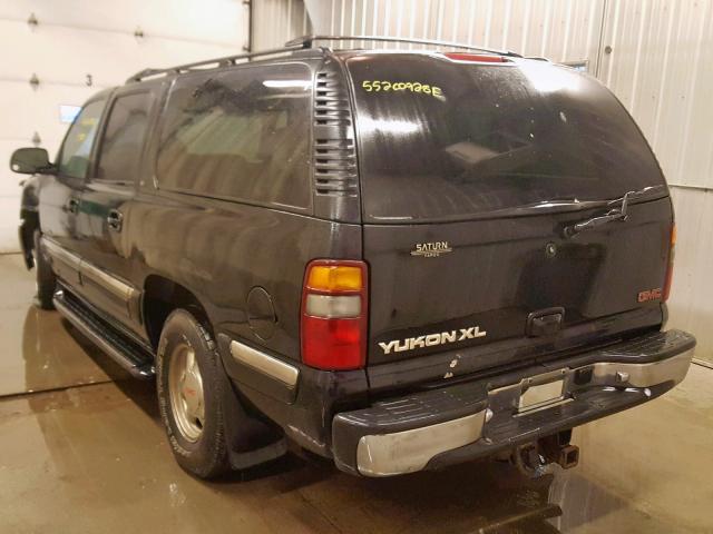 1GKFK16T11J290535 - 2001 GMC YUKON XL K BLACK photo 3