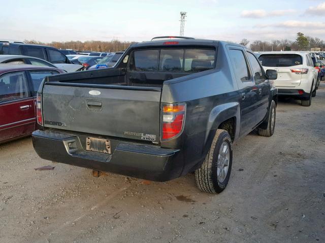 2HJYK16586H534062 - 2006 HONDA RIDGELINE GREEN photo 4