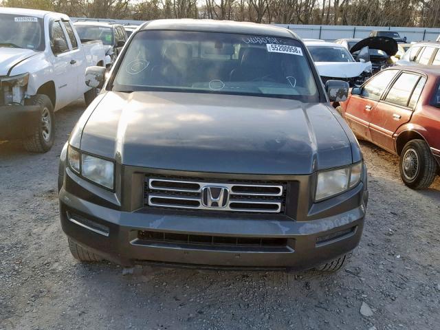 2HJYK16586H534062 - 2006 HONDA RIDGELINE GREEN photo 9