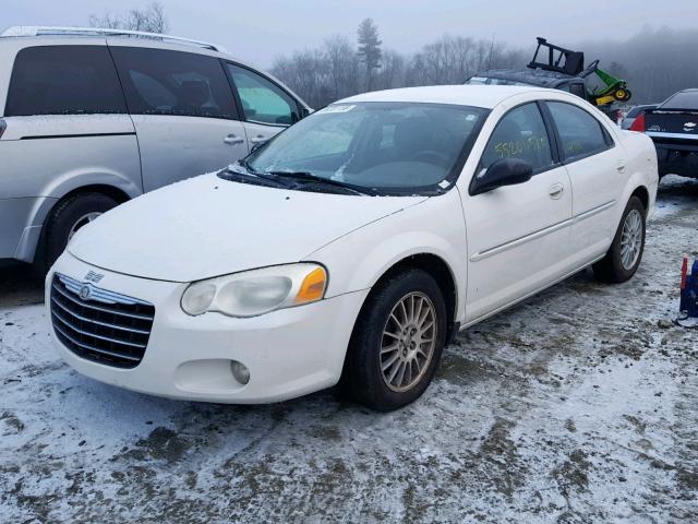 1C3EL56T44N169642 - 2004 CHRYSLER SEBRING LX WHITE photo 2