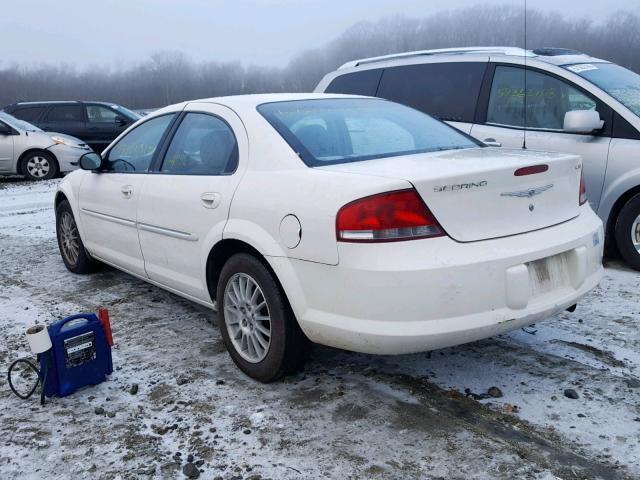 1C3EL56T44N169642 - 2004 CHRYSLER SEBRING LX WHITE photo 3