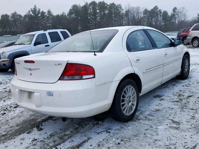 1C3EL56T44N169642 - 2004 CHRYSLER SEBRING LX WHITE photo 4