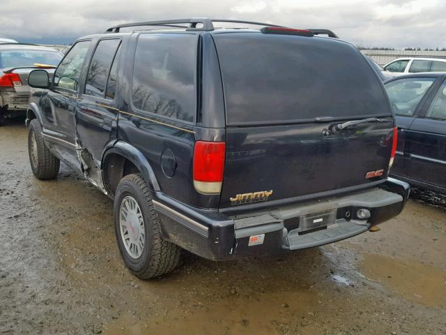 1GKDT13W3WK501755 - 1998 GMC JIMMY BLACK photo 3