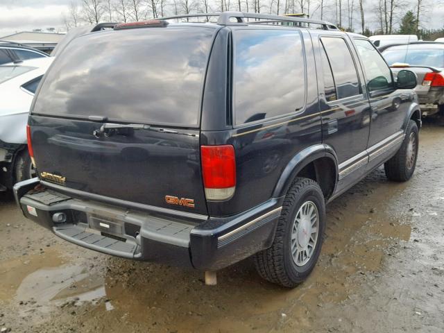 1GKDT13W3WK501755 - 1998 GMC JIMMY BLACK photo 4