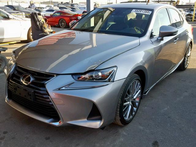 JTHBA1D26J5069432 - 2018 LEXUS IS 300 SILVER photo 2