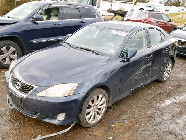 JTHCK262562005007 - 2006 LEXUS IS 250 BLUE photo 2