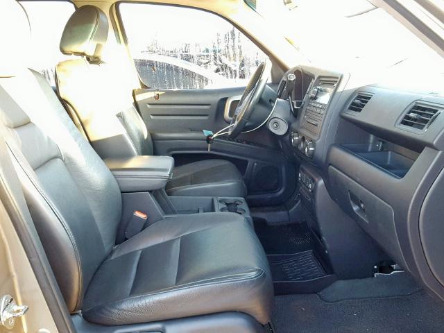 5FPYK16519B104458 - 2009 HONDA RIDGELINE GRAY photo 5