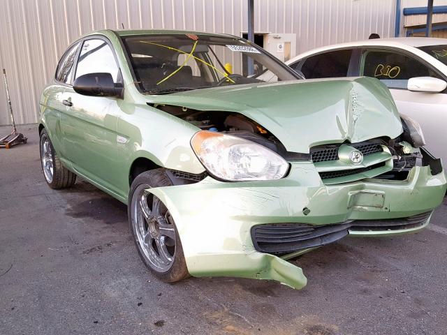 KMHCM36C99U125150 - 2009 HYUNDAI ACCENT GS GREEN photo 1