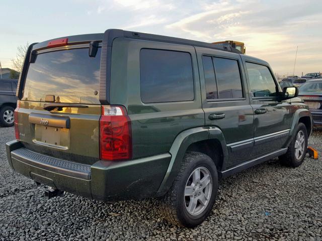 1J8HG48K97C598246 - 2007 JEEP COMMANDER GREEN photo 4