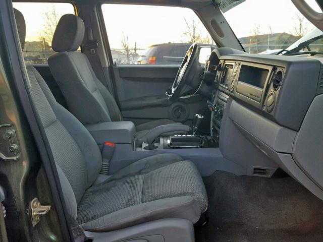 1J8HG48K97C598246 - 2007 JEEP COMMANDER GREEN photo 5