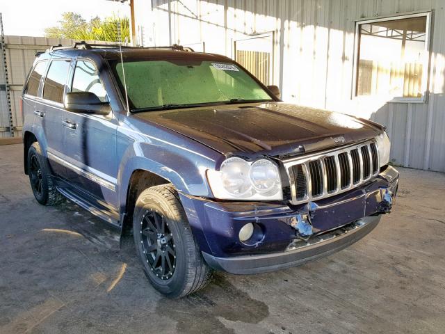 1J8HR58215C637909 - 2005 JEEP GRAND CHER BLUE photo 1