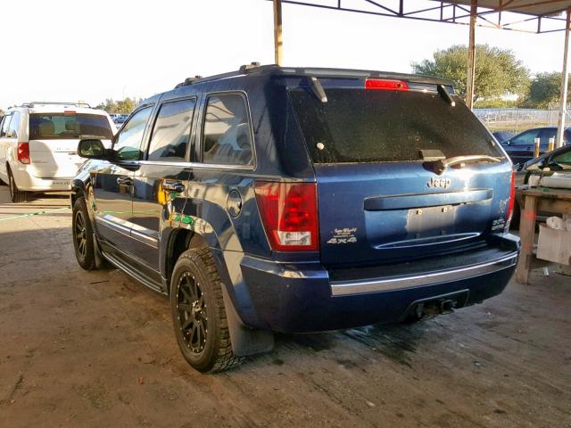 1J8HR58215C637909 - 2005 JEEP GRAND CHER BLUE photo 3