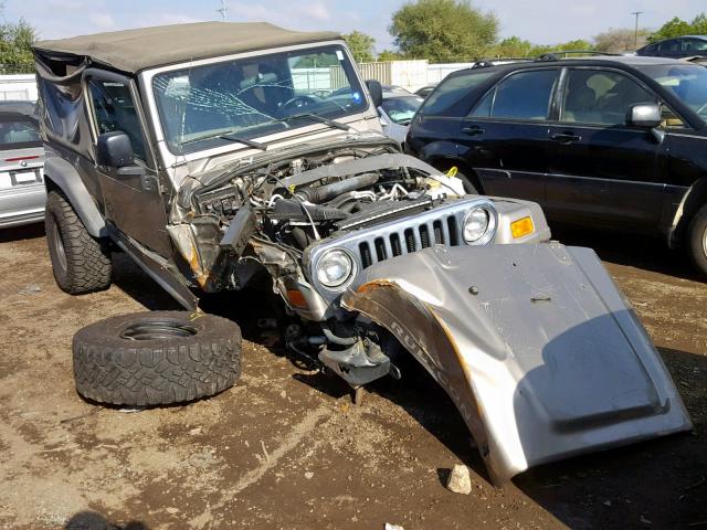 1J4FA64SX5P353909 - 2005 JEEP WRANGLER / GOLD photo 1