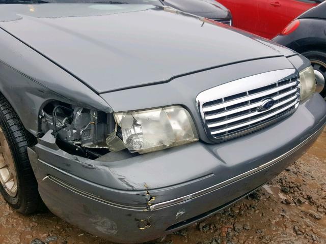 2FAFP74W7XX210139 - 1999 FORD CROWN VICT GRAY photo 9