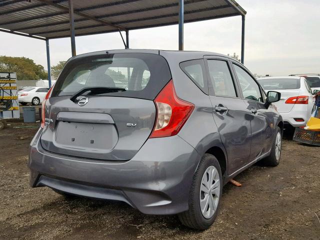 3N1CE2CP0HL359725 - 2017 NISSAN VERSA NOTE GRAY photo 4