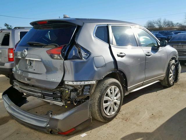 5N1AT2MV5JC752852 - 2018 NISSAN ROGUE SV GRAY photo 4