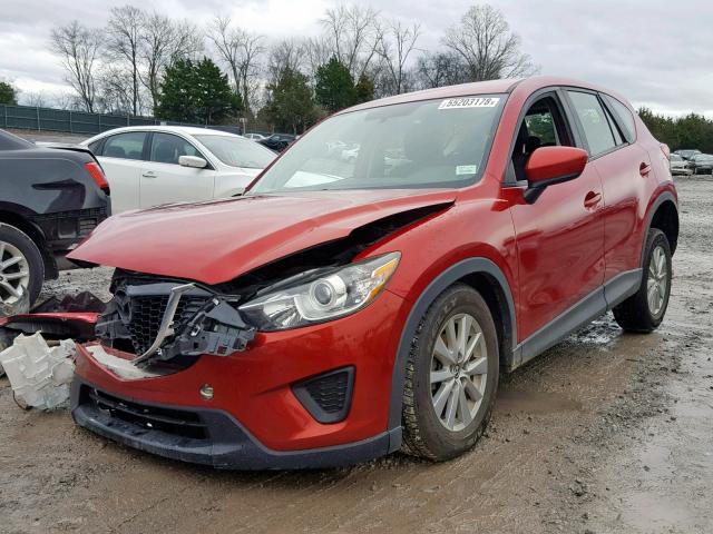 JM3KE4BE5E0429062 - 2014 MAZDA CX-5 SPORT RED photo 2