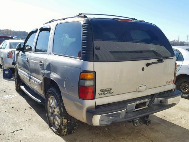 1GKEC13Z24R302571 - 2004 GMC YUKON GRAY photo 3