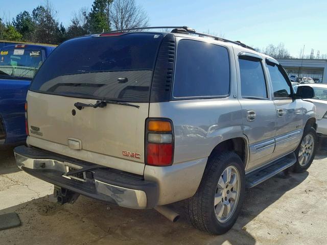 1GKEC13Z24R302571 - 2004 GMC YUKON GRAY photo 4