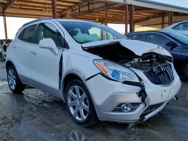 KL4CJCSB6DB114390 - 2013 BUICK ENCORE WHITE photo 1