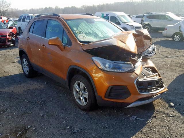 3GNCJPSB1HL154126 - 2017 CHEVROLET TRAX 1LT ORANGE photo 1