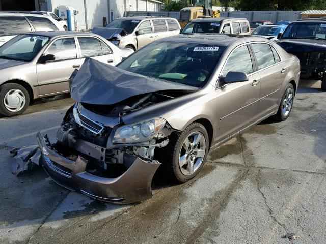 1G1ZC5E18BF252181 - 2011 CHEVROLET MALIBU 1LT 棕色 照片 2