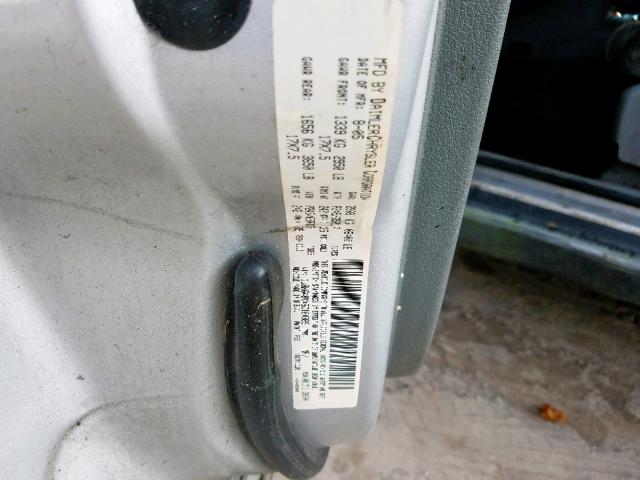 1J8HG48KX6C104989 - 2006 JEEP COMMANDER ვერცხლისფერი ფოტო 10