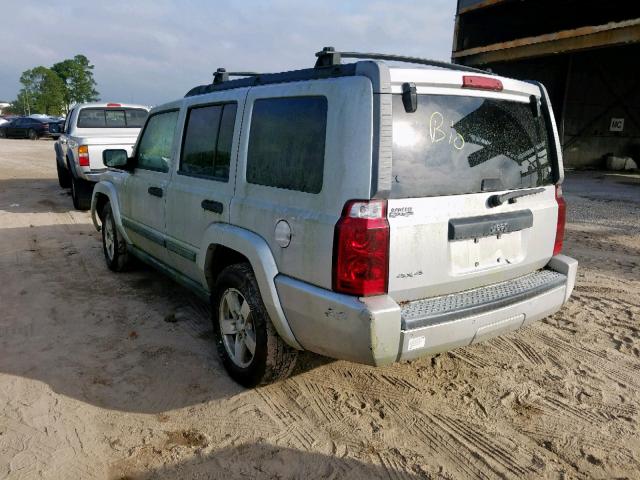 1J8HG48KX6C104989 - 2006 JEEP COMMANDER ვერცხლისფერი ფოტო 3