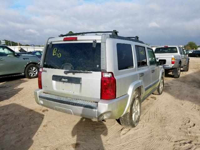 1J8HG48KX6C104989 - 2006 JEEP COMMANDER ვერცხლისფერი ფოტო 4