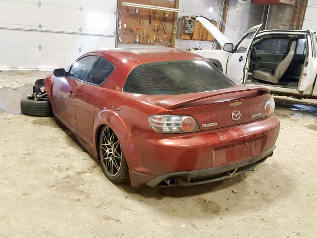 JM1FE173360205290 - 2006 MAZDA RX8 RED photo 3