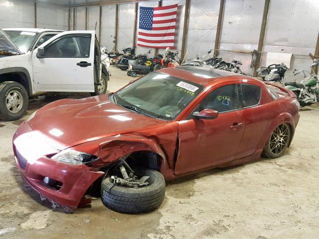 JM1FE173360205290 - 2006 MAZDA RX8 RED photo 9