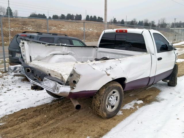 3D7KS26A87G845236 - 2007 DODGE RAM 2500 S WHITE photo 4