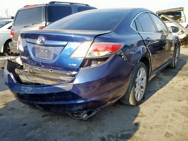 1YVHP82B095M21402 - 2009 MAZDA 6 S BLUE photo 4