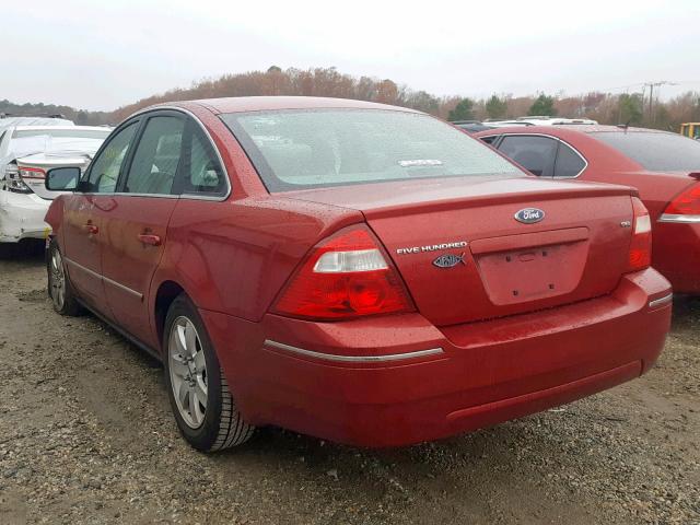 1FAFP241X5G109056 - 2005 FORD FIVE HUNDR RED photo 3