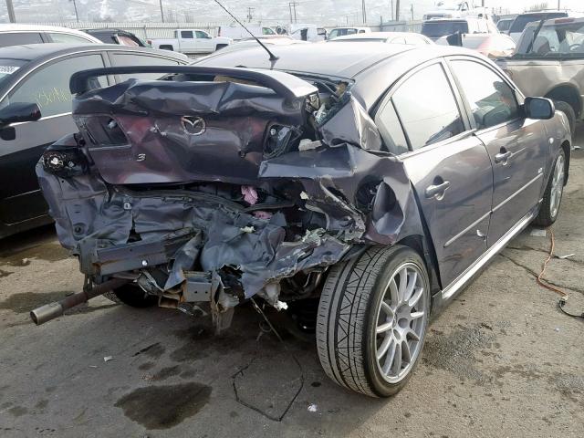 JM1BK323471742515 - 2007 MAZDA 3 S GRAY photo 4